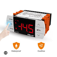 Load image into Gallery viewer, Elitech EK-3021 Two-way Output Digital Temperature Controller Refrigeration System with Defrost Mode, With Temperatue Sensor and Evaporator Defrost Sensor, Touch-Key