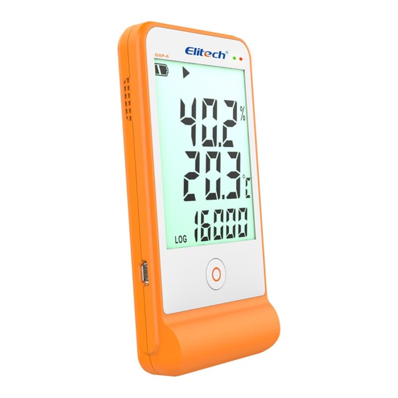 Elitech GSP-6 Temperature and Humidity Data Logger