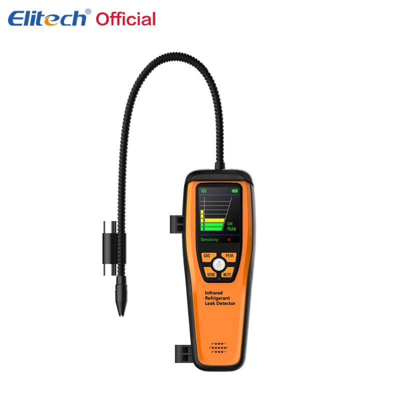 Elitech ILD-200 Electronic Refrigerant Leak Detector HVAC, Freon Leak Detector, Infrared Sensor up to 10 years' service life, 4g/yr, PEAK Record