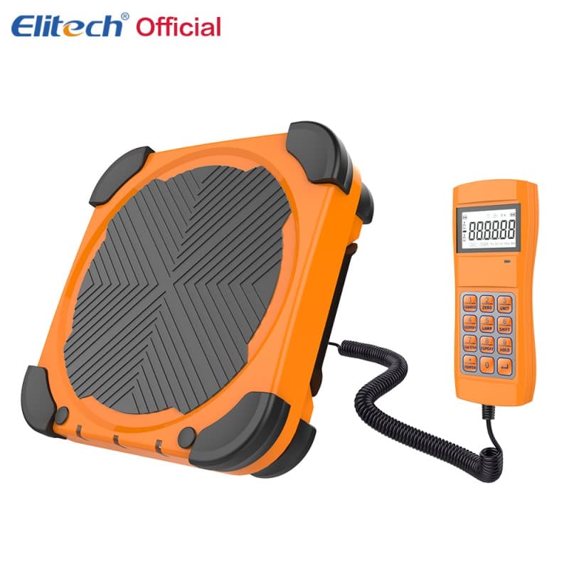 Elitech LMC-310 Wireless Refrigerant Scale HVAC Weight Scale with Overweight Protection 220Lbs/100Kg