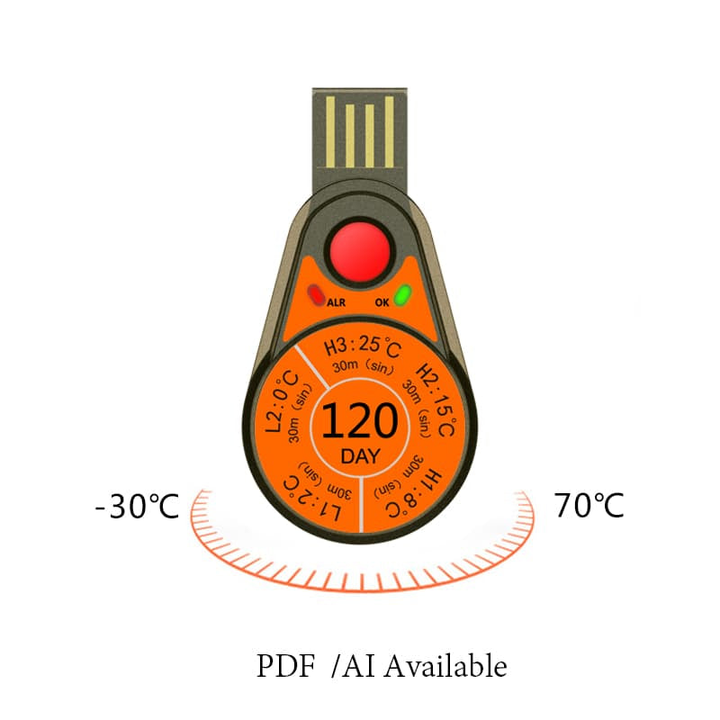 Elitech RC-55 Temperature Data Logger Single-use