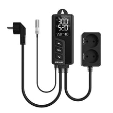 Load image into Gallery viewer, Elitech STC-1000Pro Temperature Controller Thermostat Automatic Switch Cooling and Heating, Prewired - Just Plug and Play, Wall-mounted