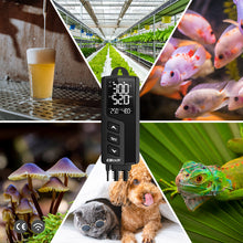 Load image into Gallery viewer, Elitech STC-1000WiFi TH Intelligent Temperature and Humidity Controller, Prewired - Just Plug and Play, WiFi Wireless Remote Control, Wall-mounted, Temperature and Humidity Integrated Probe Sensor