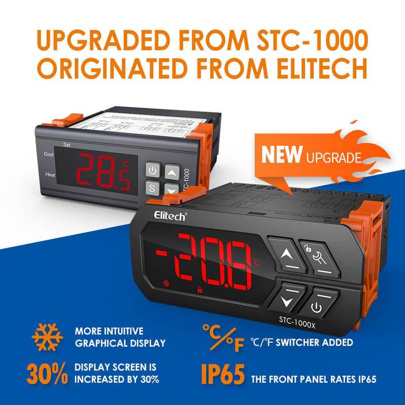 Elitech STC-1000 110V Thermostat Temperature Controller Incubator Aquarium  Cold Chain