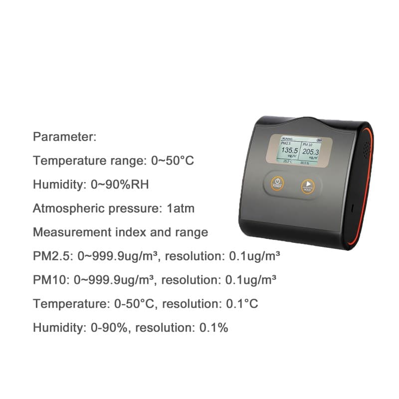 LKC-20T Air Quality Monitor PM2.5/PM10 Detector Indoor