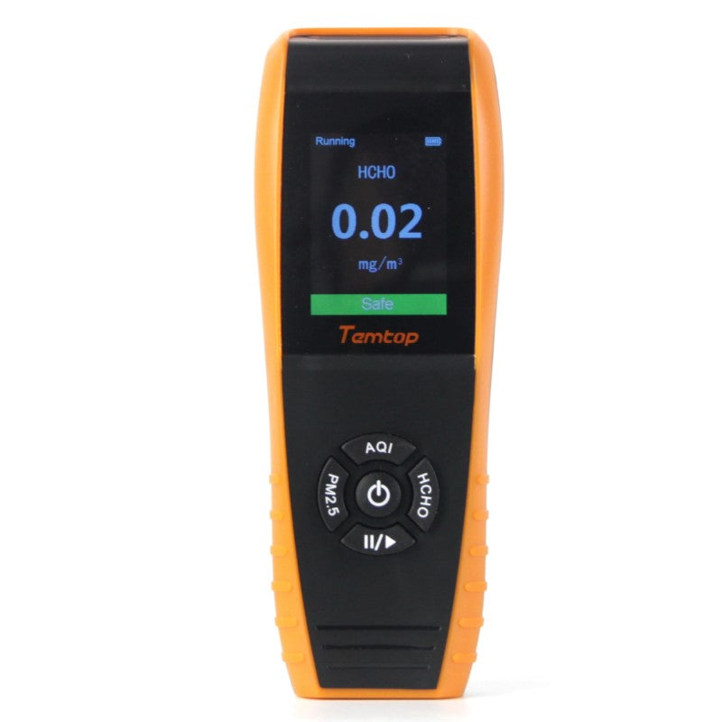 Temtop LKC-1000E Air Quality Detector Professional Sensor Formaldehyde AQI Air Quality Monitor Detector for HCHO PM2.5 PM10 Testing