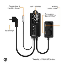 Load image into Gallery viewer, Elitech STC-1000Pro TH Temperature and Humidity Controller, Prewired - Just Plug and Play, Wall-mounted, Temperature and Humidity Integrated Probe Sensor