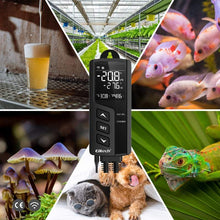 Load image into Gallery viewer, Elitech STC-1000WiFi Temperature Controller Thermostat Automatic Switch Cooling and Heating, Prewired - Just Plug and Play, WiFi Wireless Remote Control, Wall-mounted