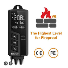 Load image into Gallery viewer, Elitech STC-1000WiFi Temperature Controller Thermostat Automatic Switch Cooling and Heating, Prewired - Just Plug and Play, WiFi Wireless Remote Control, Wall-mounted