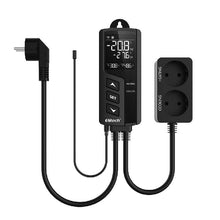 Load image into Gallery viewer, Elitech STC-1000WiFi Temperature Controller Thermostat Automatic Switch Cooling and Heating, Prewired - Just Plug and Play, WiFi Wireless Remote Control, Wall-mounted