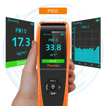 Load image into Gallery viewer, Temtop P600 Air Quality Monitor Portable Laser PM2.5 PM10 Particle Detector Professional Air Quality Monitor Meter Accurate Testing