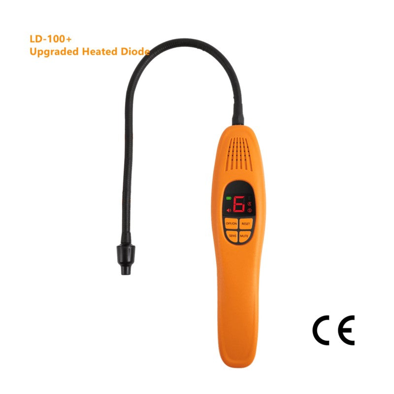 Elitech LD-100+ Upgraded Heated Diode Refrigerant Leak Detector, HVAC & Auto Air Conditioning Service Tool