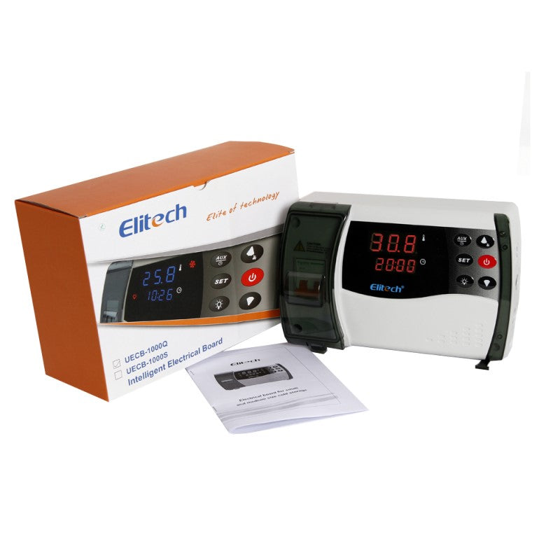 Elitech ECB-1000Q Plastic Electric Control Panel With Refrigeration 3HP, Defrost, Fan, Light and Alarm Output 220V