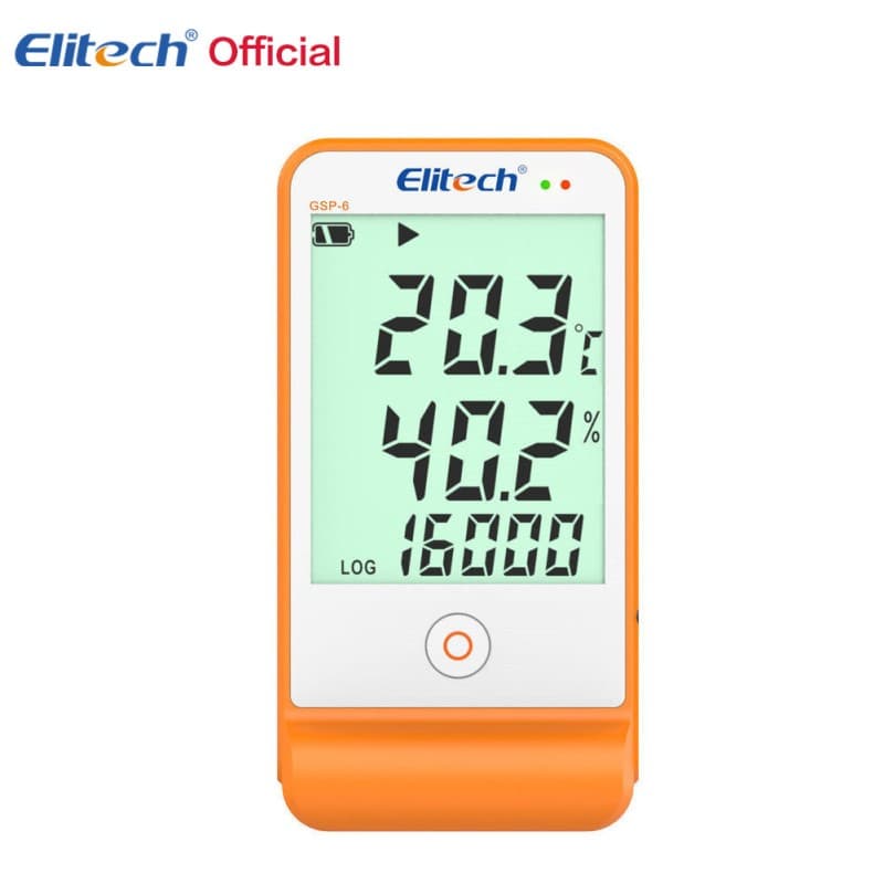 Elitech GSP-6 Temperature and Humidity Data Logger