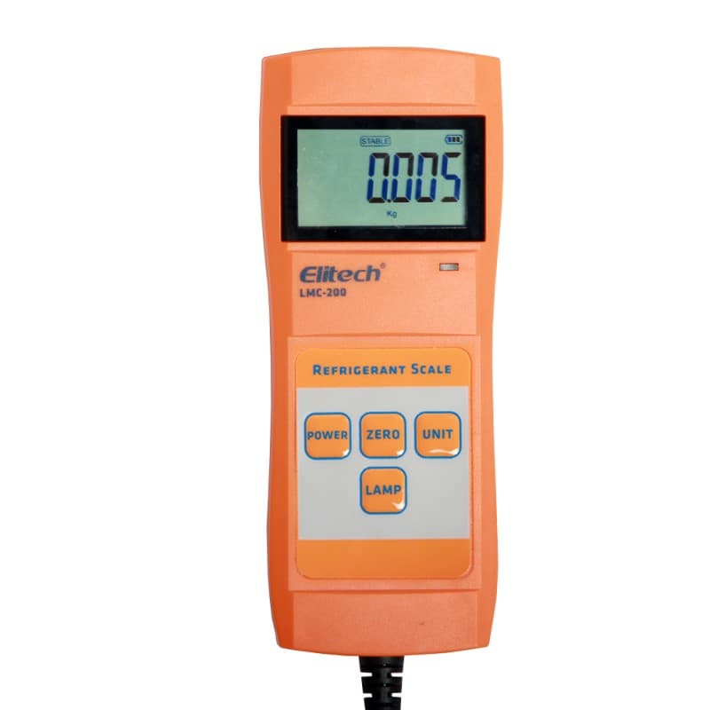 Elitech LMC-200 Refrigerant Scale HVAC Digital Charging Scale 220Lbs/100Kg