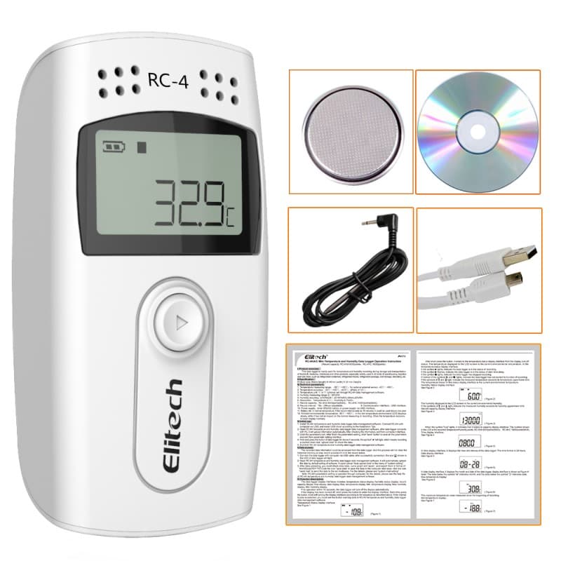 Elitech RC-4 Mini USB Temperature Data logger