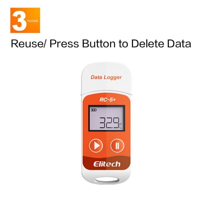 Elitech RC-5+ PDF USB Temperature Data logger