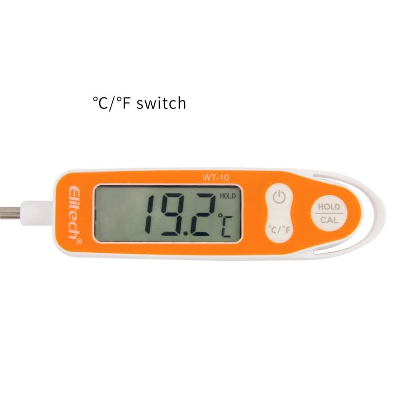 Elitech WT-10 Instant Read Thermometer Self Calibrated