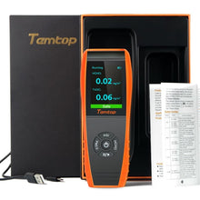 Load image into Gallery viewer, Temtop LKC-1000S+ Air Quality Monitor Air Pollution Tester for Indoor and outdoor with PM2.5 PM10 HCHO AQI Particles VOCs Humidity and Temperature