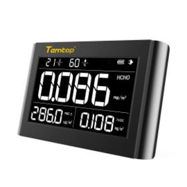 Temtop M1000 Indoor Air Quality Monitor,Detector,Tester for Homeowners Renters & HVAC Pros - Measure PM2.5 HCHO TVOC Formaldehyde Temperature Humidity