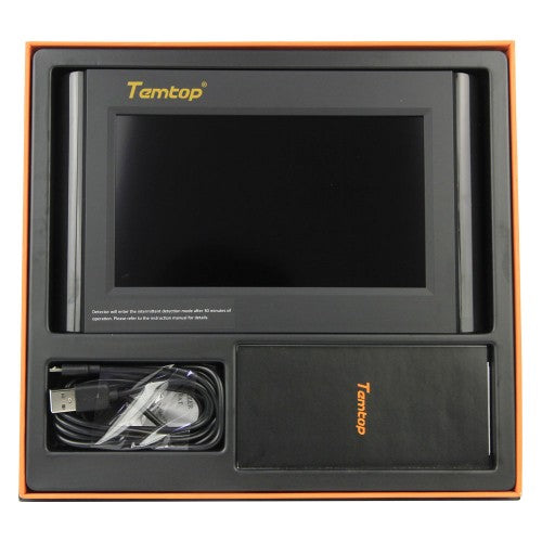 Temtop P1000 Air Quality Monitor CO2 PM2.5 PM10 Air Quality Detector Wall Mounted 7.3" Large Screen Air Quality Detector Temperature Humidity Display
