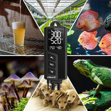 Load image into Gallery viewer, Elitech STC-1000Pro TH Temperature and Humidity Controller, Prewired - Just Plug and Play, Wall-mounted, Temperature and Humidity Integrated Probe Sensor