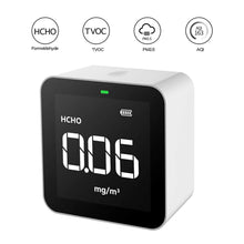 Load image into Gallery viewer, Temtop M10 Air Quality Monitor,  Air Quality Detector for PM2.5 HCHO TVOC AQI with Real Time Display, Rechargeable Battery